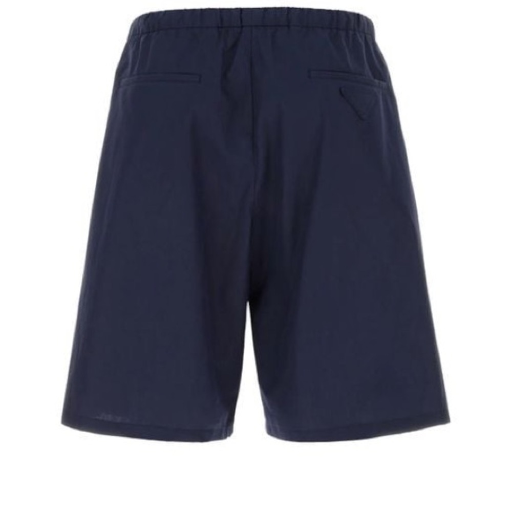Prada Men's Blue Cotton Bermuda Shorts - Picture 2 of 4